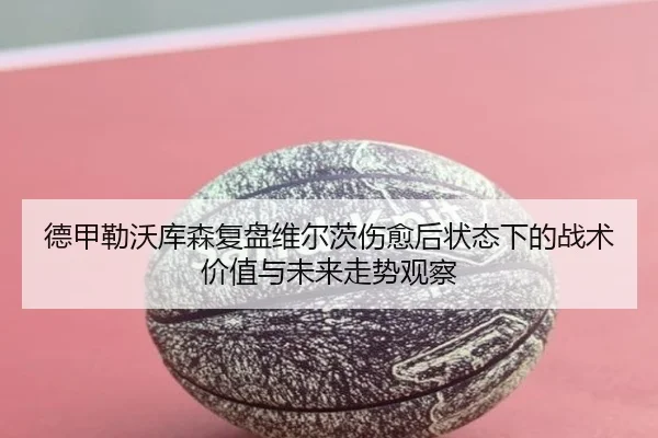 德甲勒沃库森复盘维尔茨伤愈后状态下的战术价值与未来走势观察